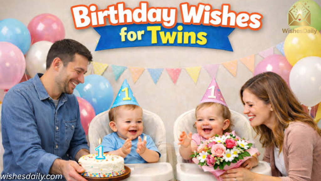 Birthday Wishes for Twin Brothers from Family & Friends