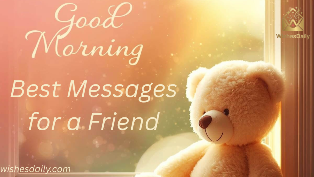 Best Good Morning Messages for a Friend