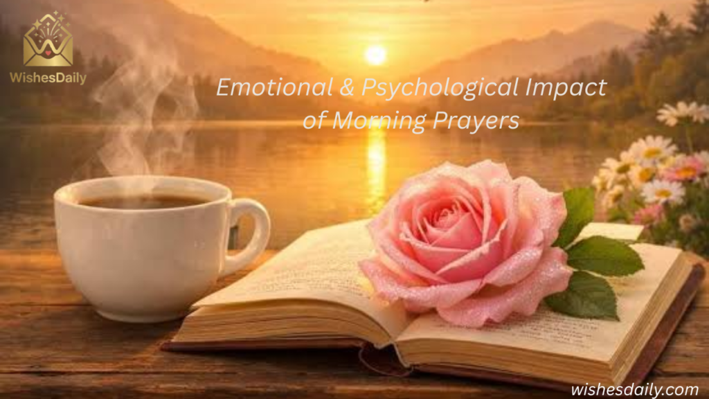 Emotional & Psychological Impact of Morning Prayers