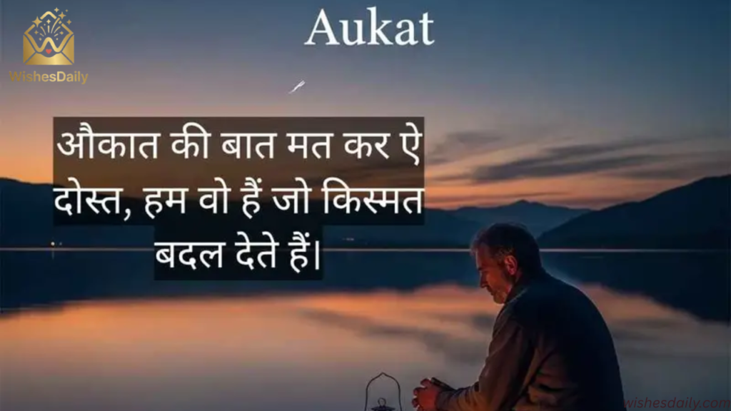 Aukat Shayari
