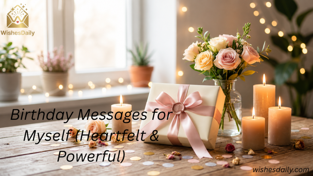 Birthday Messages for Myself (Heartfelt & Powerful)