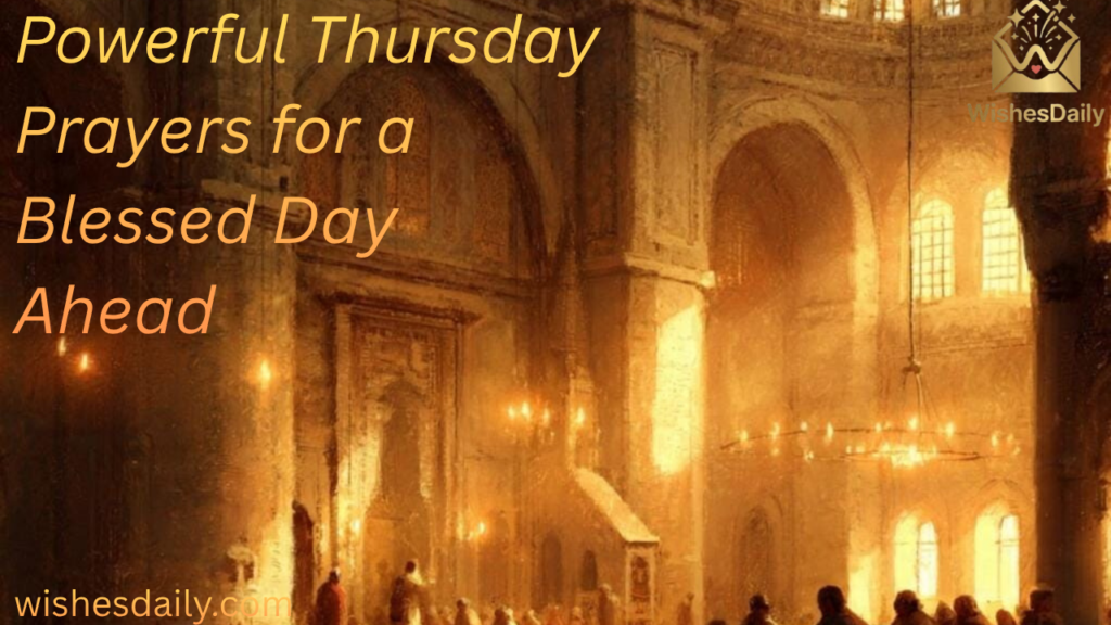Powerful Thursday Prayers for a Blessed Day Ahead