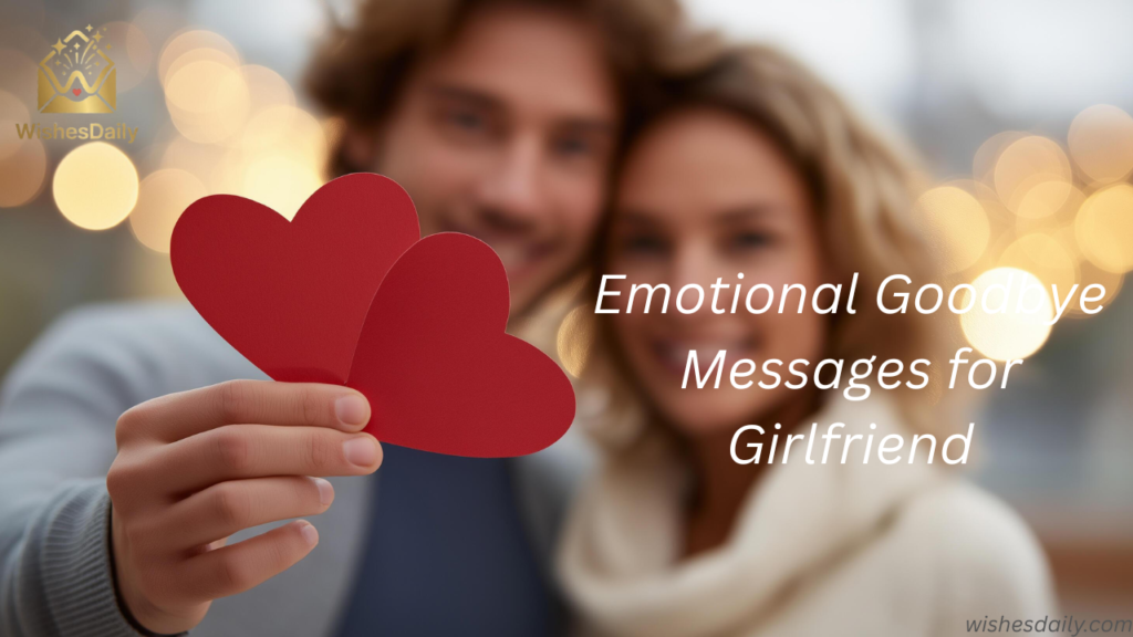 Emotional Goodbye Messages for Girlfriend