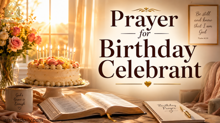 120+ Prayer for Birthday Celebrant with Bible Verses